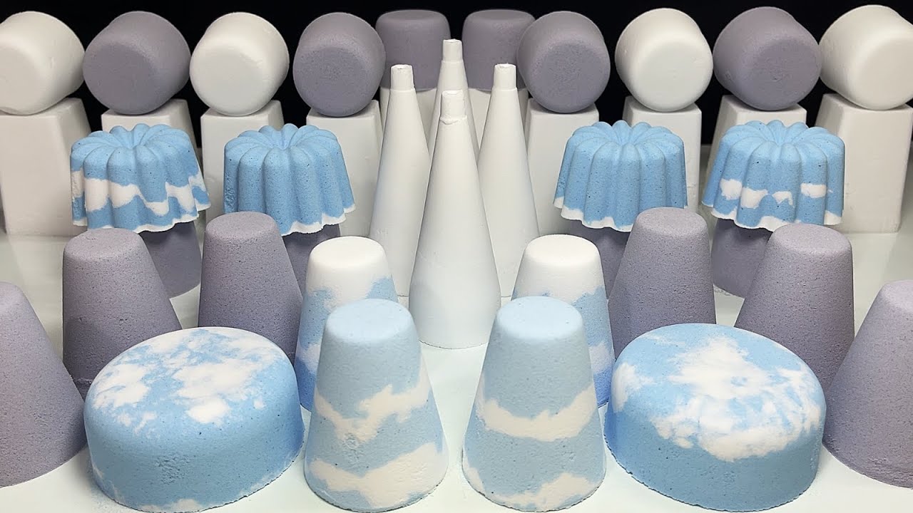 Успокаивающее видео | ASMR Пищевая сода | Для любителей синего