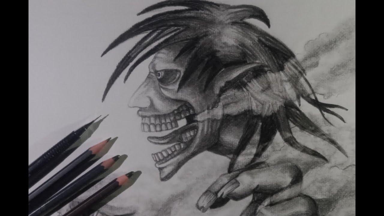 Pencil Attack On Titan Drawing Eren - Famosoy Mortal