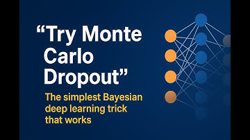 Try Monte Carlo dropout, The simplest Bayesian deep learning trick that works