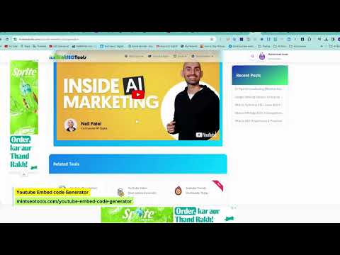 Youtube Embed code Generator | How Generate Youtube embed codes | MintSEOTools