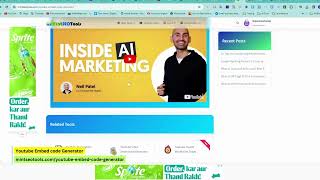 Youtube Embed code Generator | How Generate Youtube embed codes | MintSEOTools