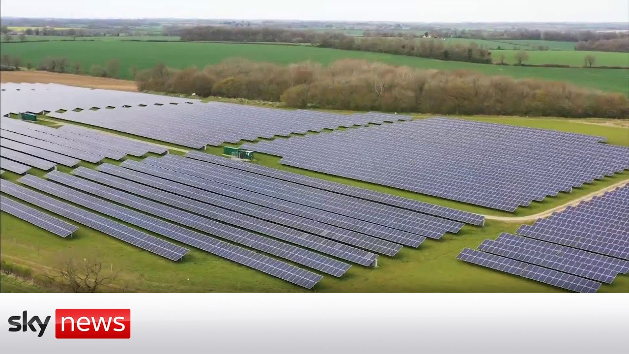 Farmers say solar farms on fertile land is a 'waste' - YouTube