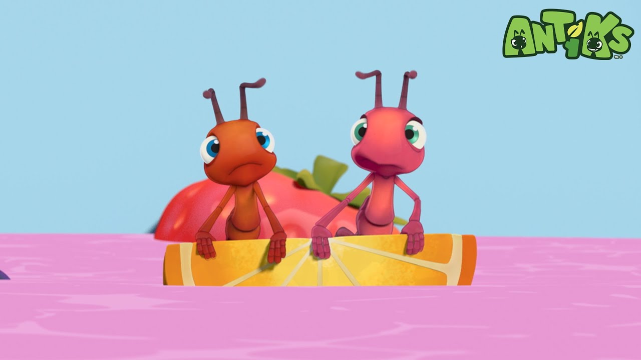 Splashdown Cartoon Splashdown Clowns 🍊 ANTIKS | Moonbug Kids - Funny Cartoons and ...