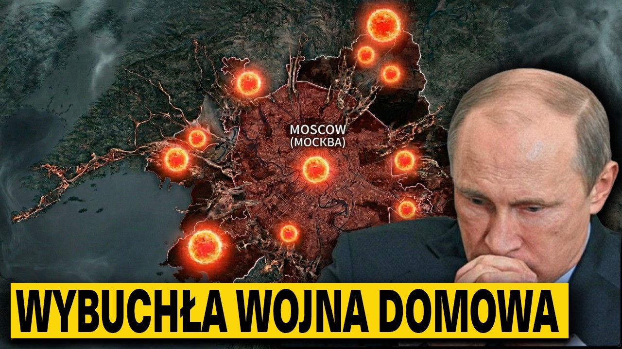 Totalny CHAOS w Rosji: Moskwa IMPLODUJE, gdy 