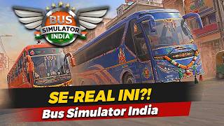 Gak Nyangka Bus Simulator India Ternyata Se-Realistis Ini?! Ada Ukhtinya juga. Helo Apa Kabar BUSSID screenshot 1