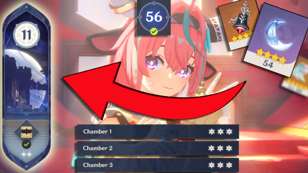 Can i Fix This No Combat Account To Clear Floor 11 Using Only 3600 Resin?