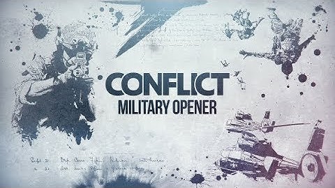 Military Opener | Conflict by Baburka-video | After Effects Opener Template #AfterEffectsTemplate