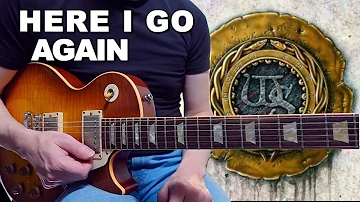 Whitesnake - Here I Go Again | Guitar cover WITH TABS |
