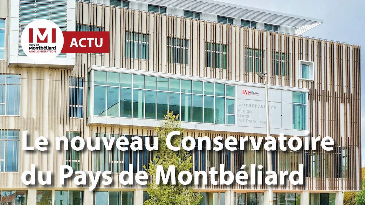Les premières images du nouveau Conservatoire du Pays de Montbéliard