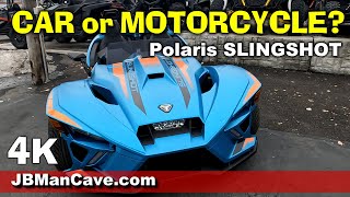 Is it a MOTORCYCLE or a CAR? Quick look at POLARIS SLINGSHOT Review USA JBManCave.com by JB's Man Cave 168 views 2 months ago 1 minute, 34 seconds