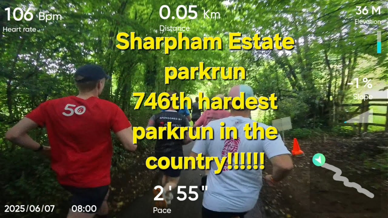 Sharpham Estate parkrun - one of the hardest parkruns in the country - Saturday the 7th of June 2025