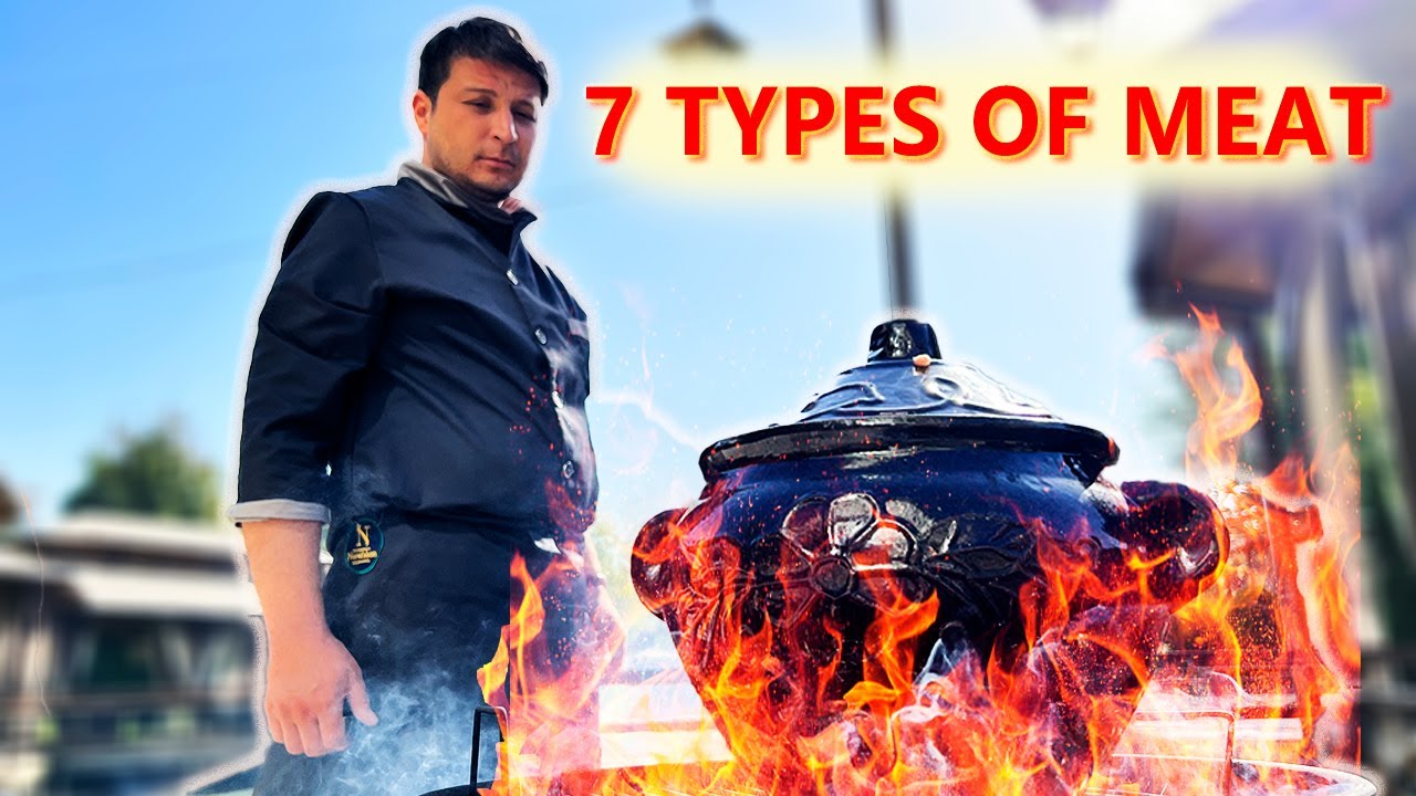 Most POWERFUL FOOD EVERY MAN Should Eat! |  COOKING 7 TYPES OF MEAT! | Tashkent Uzbekistan