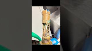 PSA you cannot run copper condensation drains on a tankless water heater #makeithot #plumber