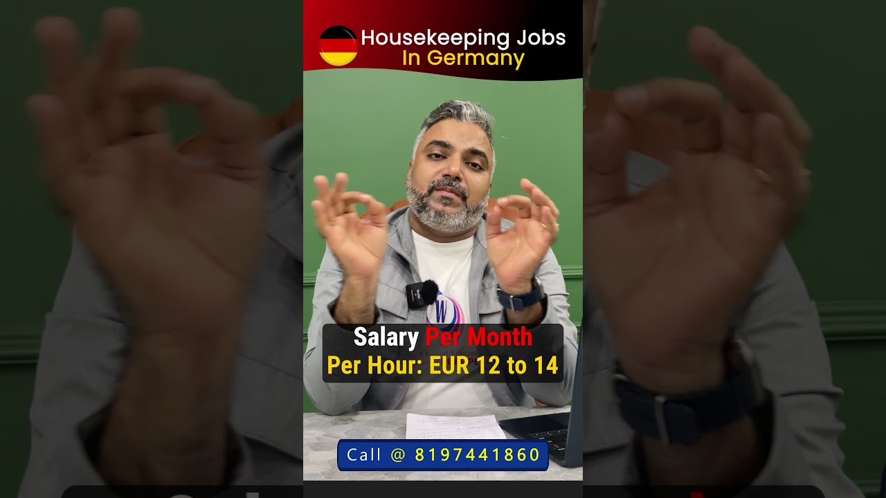Housekeeper Housekeeping Room Attendant Immediate Urgent Jobs Requirement Vacancies Offers Germany