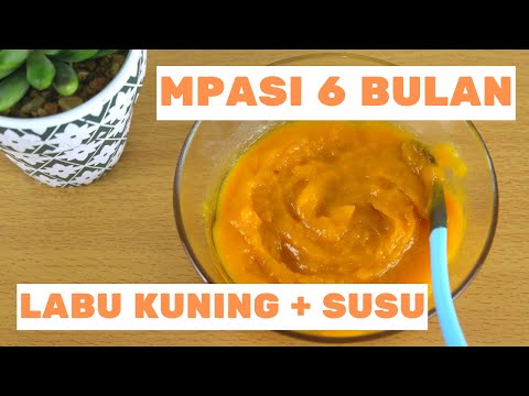 Puree Labu Kuning Mpasi 6 Bulan