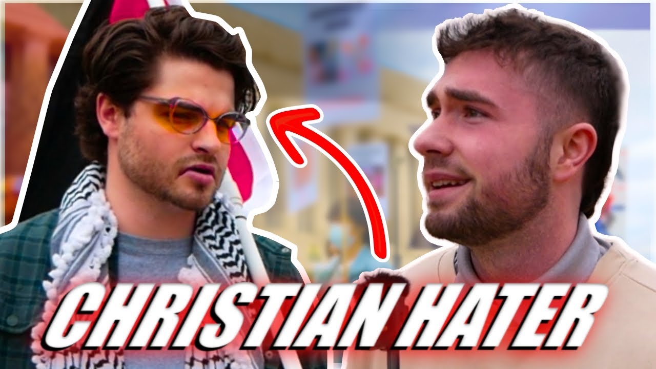 Protestor RAGES After Hearing I'm Christian