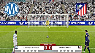 MARSEILLE VS ATLETICO MADRID FULL PENALTY SHOOTOUT | OM VS ATL HIGHLIGHTS