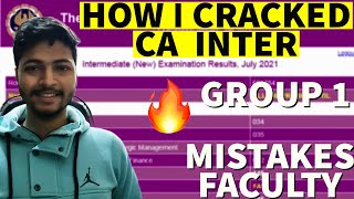 How i Cracked ca inter in the very first attempt (group1)