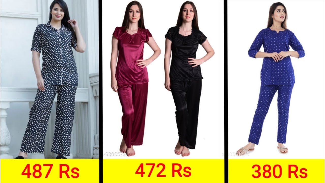 10 Best Night Dress _ Pyjama Sets for Girls With Price