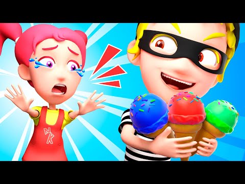 🍦🦖 Dino, Dino, Give My Ice Cream! 🎶 | Fun Kids Song #Shorts