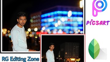 Picsart tutorial || Background change || bokeh effect || city light Editing