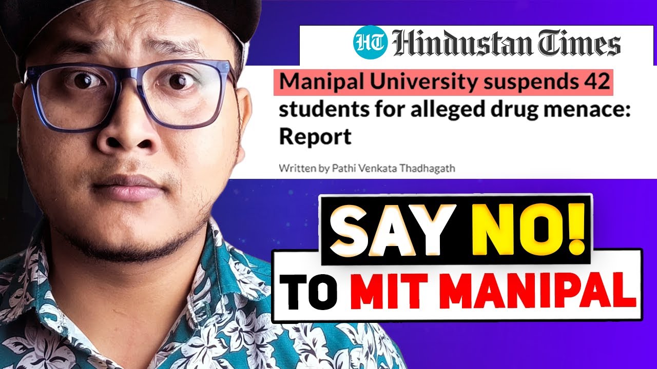 MIT Manipal...an Honest Review🔥| Drug Culture 🔴 Is It worth for B.Tech Computer Science in 2025?