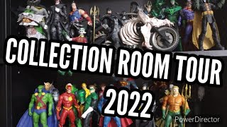 My Collection Room Tour DC Multiverse McFarlane Toys and more! 1,000 Subscribers Special