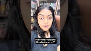 Death after Divorce Decree #familylaw #advocate #divorce #divorcelawyer