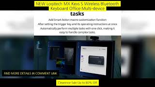 New Logitech Mx Keys S Wireless Bluetooth Keyboard Office Multi-Device screenshot 5