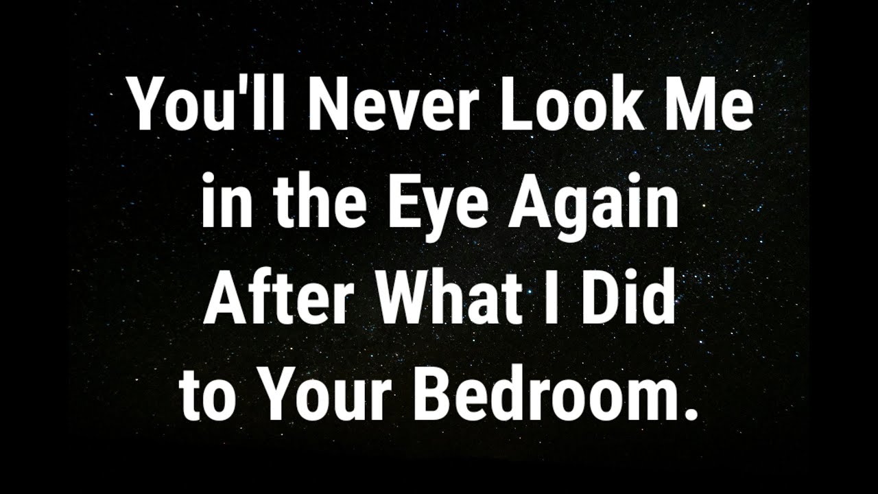 💌 You'll never look me in the eye... current thoughts and feelings
