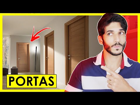 Vídeo: Qual é a altura padrão das portas internas?