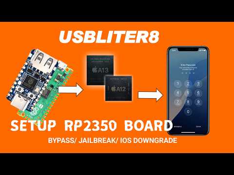 USBLITER8 EXPLOIT, How to Load  USBLITER8 firmware, Setup RP2350 for USBliter8