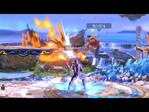 【涙目】ジャスガ反転上強で瞬殺やめてもらっていいっすか?【スマブラSP】