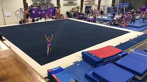 Madelyns first level 6 USAG Meet