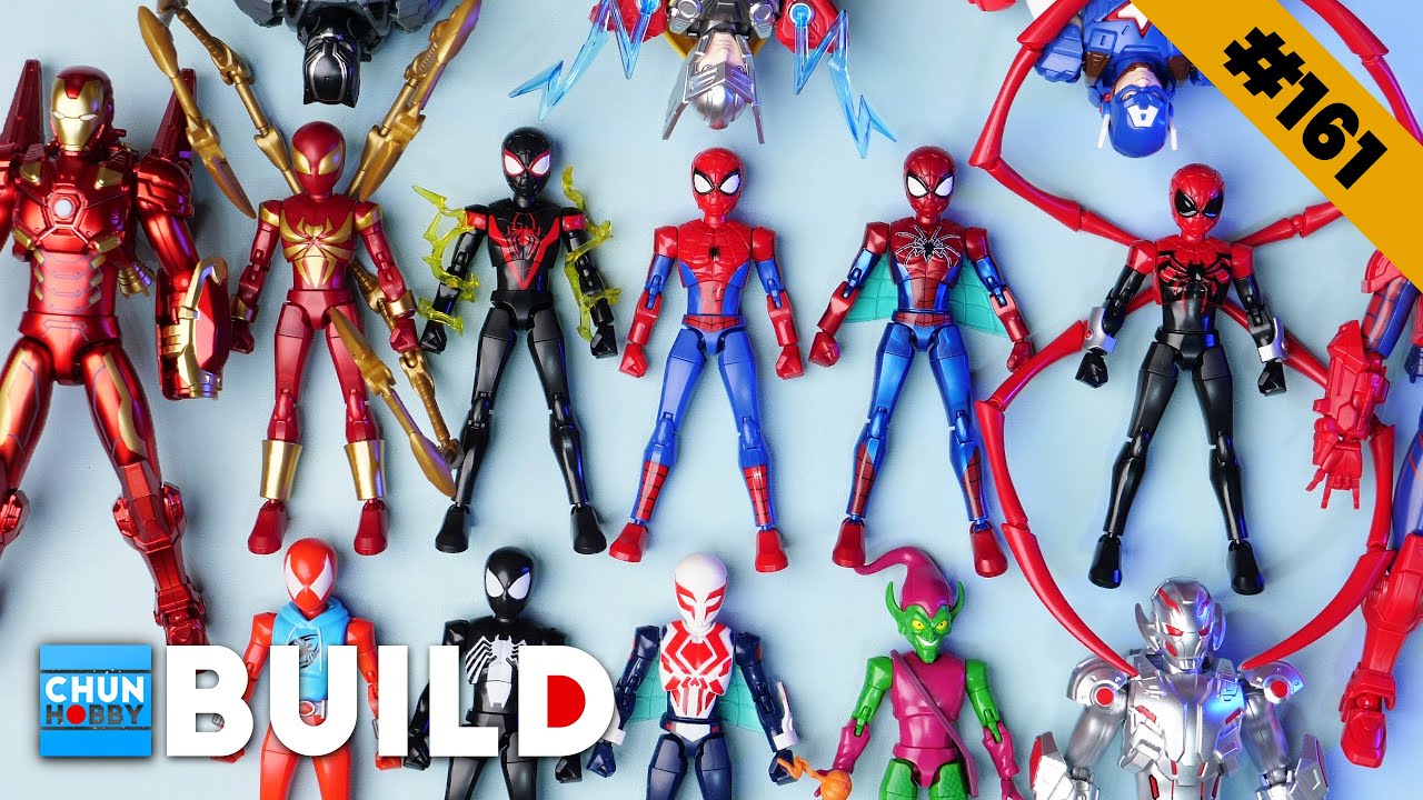 Spider-Man!! Spider-verse & Super Armor Marvel Heroes Collection! | KEEPPLEY | Beat Assemble