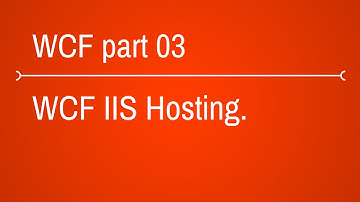 WCF IIS Hosting