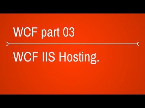 WCF IIS Hosting