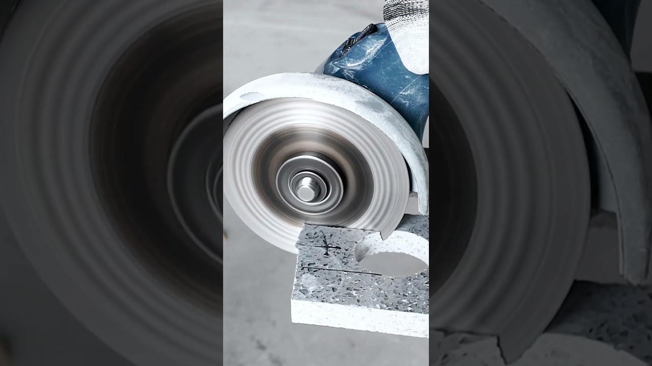 U-Shaped Groove Cutting in Marble with Diamond Blade - Pro Technique!
