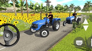 Indian tractor driving 3d game💥 and had new sonaliko tractor 🚜 games full gameplay Android gameplay screenshot 4