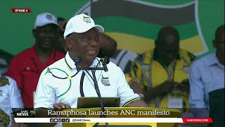 ANC Election Manifesto 2024 | ANC Pres. Cyril Ramaphosa delivers manifesto speech