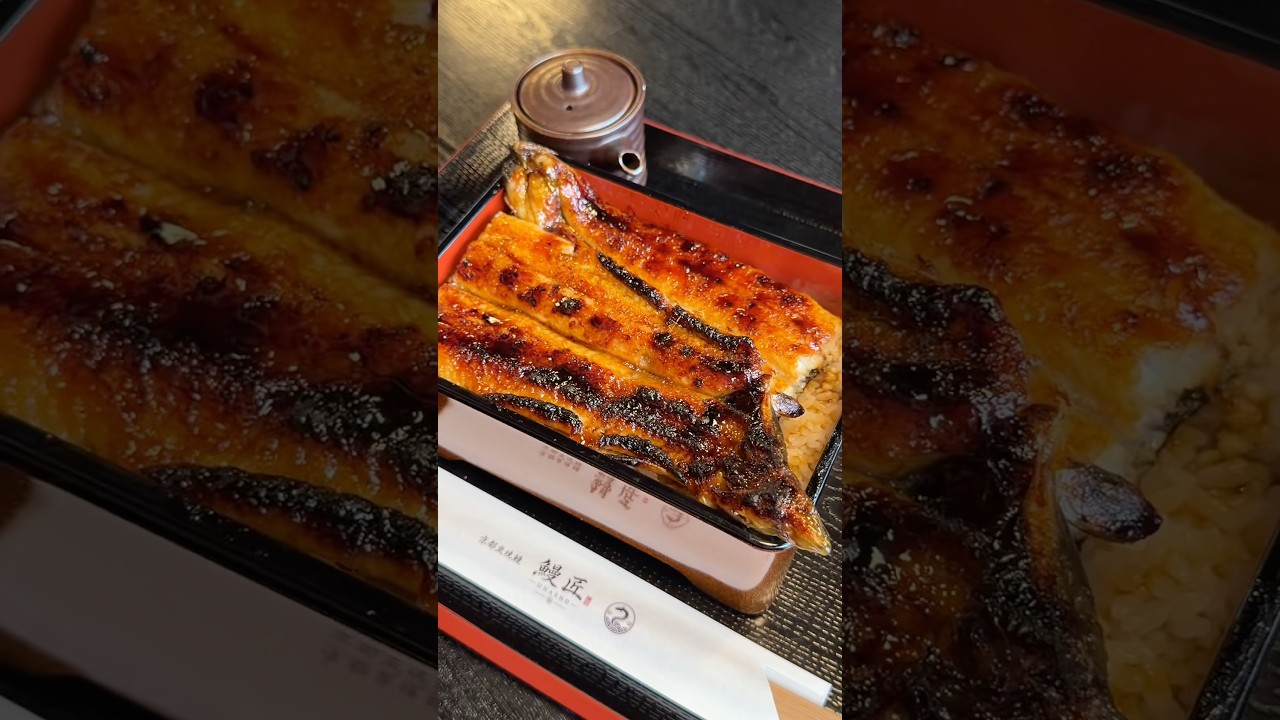 うなぎを丸ごと1尾使って焼き上げる贅沢なうな重！ #japanesefood