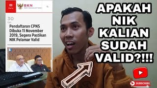 Cara Cek Validitas NIK  Syarat Untuk Daftar CPNS 2019