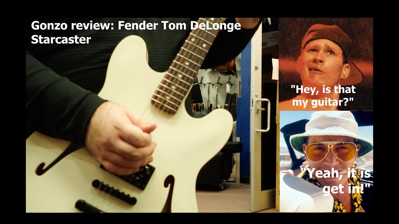 Gonzo Review | ‪@fender‬ Fender Tom DeLonge Signature Starcaster‬