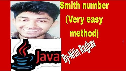 #Smith number in Java#ICSE and ISC
