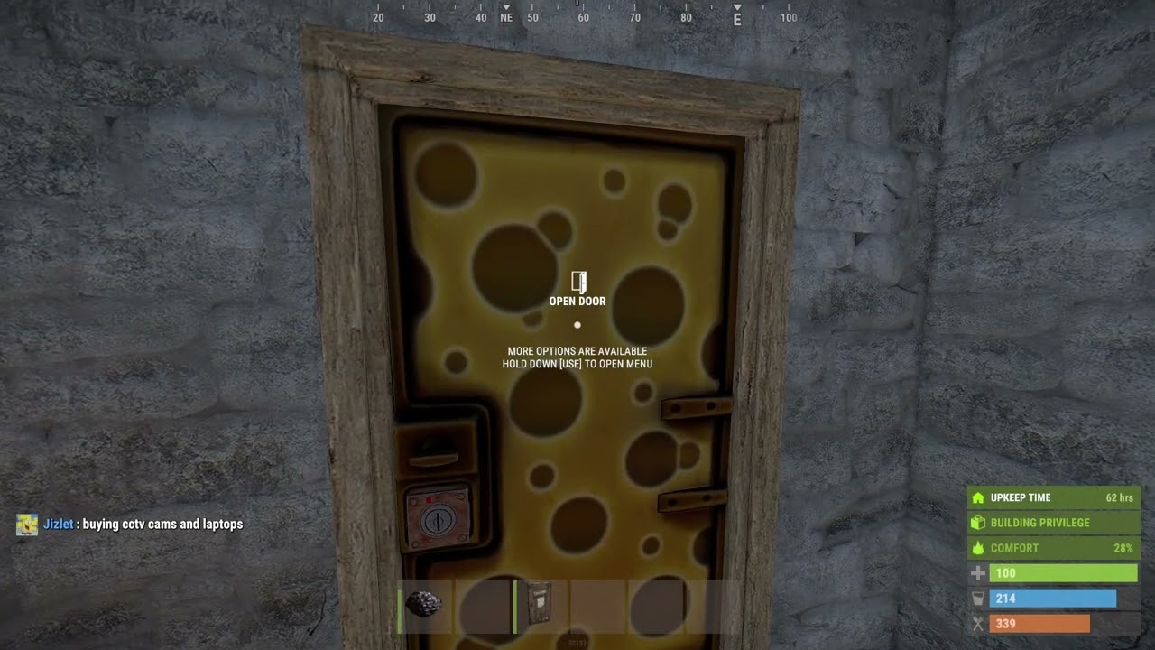 Cheese door is tasty door Rust shorts YouTube