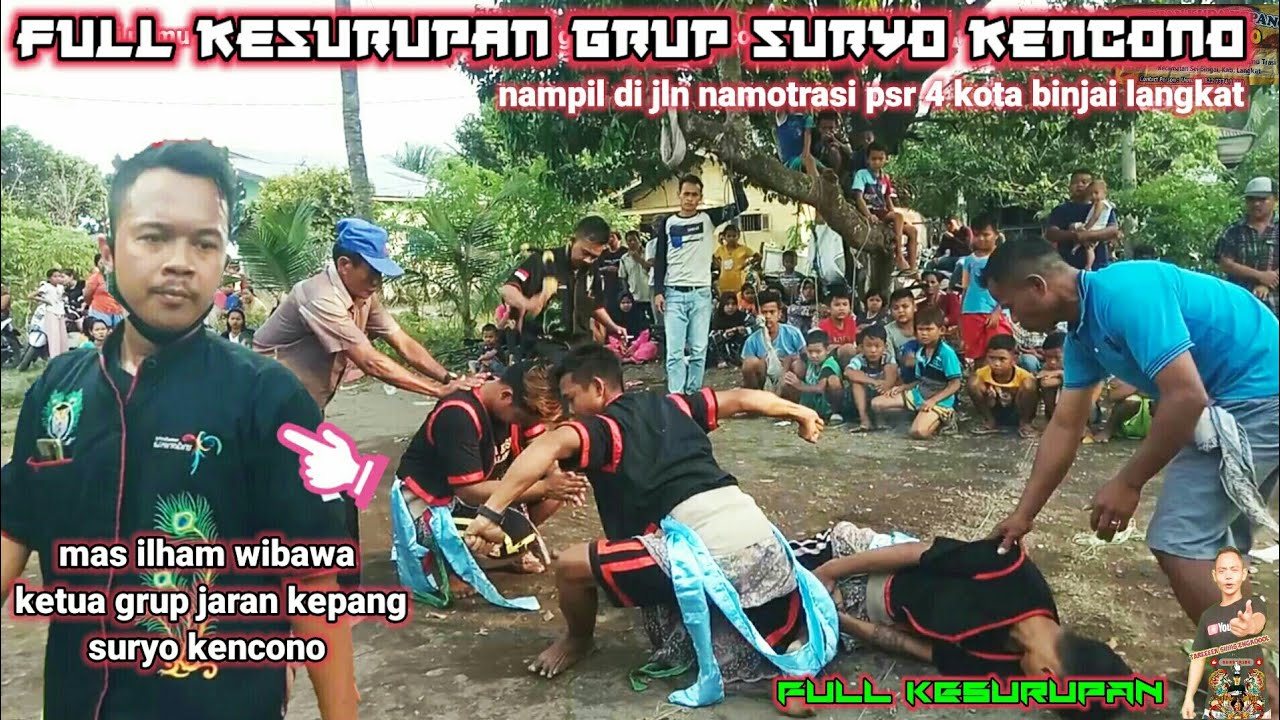 full kesurupan di grup Suryo Kencono yg nempil di kota Binjai langkat