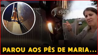 Carro CAPOTA e PARA AOS PÉS de Nossa Senhora | Vereadora SAI ILESA em MILAGRE no Paraná!
