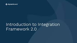Introduction to Integration Framework 20
