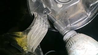 How to Remove Fuel Door Cover Kia Rio 2011 - 2017