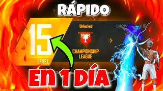 ¿Cómo subir de nivel en Free Fire para jugar clasificatoria?